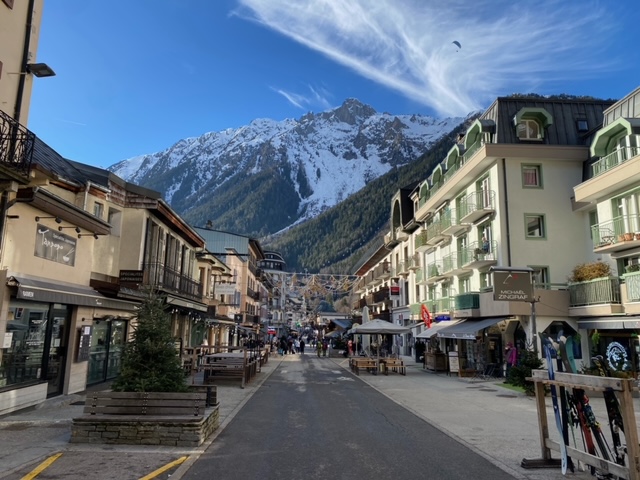 Town center of Chamonix